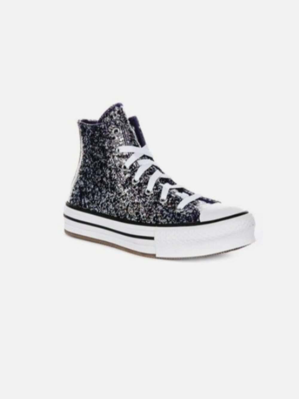 Converse Chuck Taylor All Star Eva Lift Glitter Sz 2Y